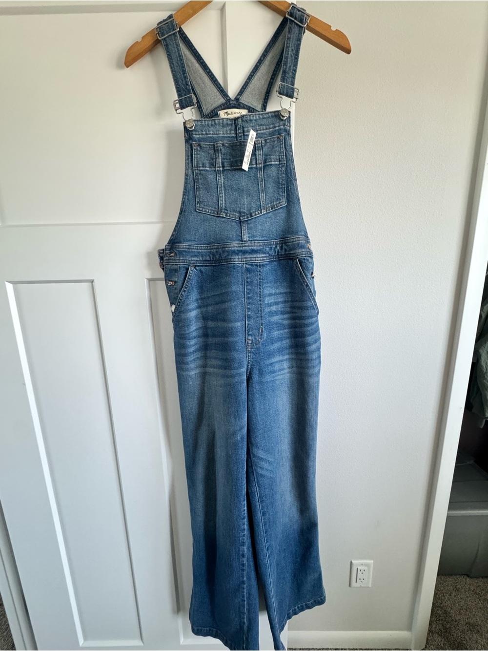 Madewell Blue Denim Overalls with Classic Bib